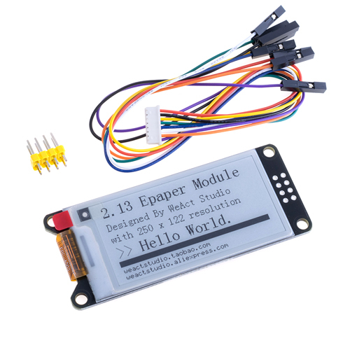 E-ink дисплей 2цвета WeAct Epaper 2.13" 250x122 SPI черный белый
