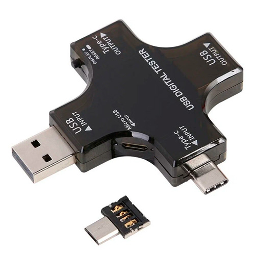 USB тестер тока, напряжения, емкости, Type-C MicroUSB, Atorch J-7C