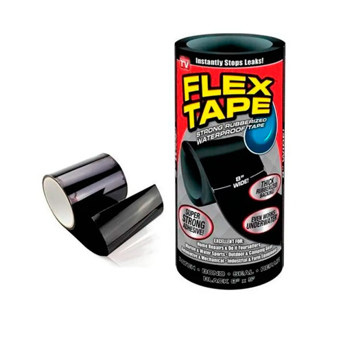 Водонепроницаемая изоляционная лента FLEX TAPE 150x20см прорезиненная