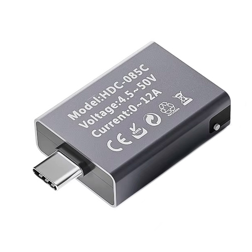 USB тестер тока напряжения емкости, Type-C, Hidance HDC-085C