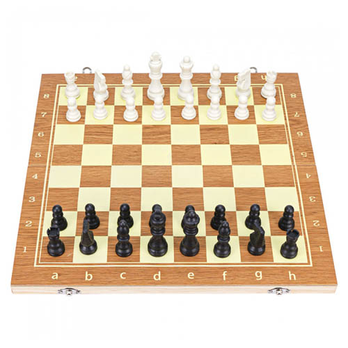 Настольная игра 3в1 шахматы, шашки, нарды, 39x39см, дерево