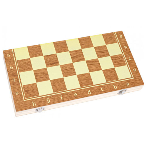 Настольная игра 3в1 шахматы, шашки, нарды, 39x39см, дерево