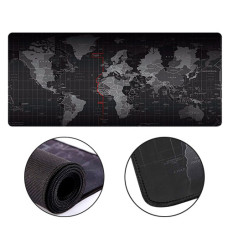 Игровая поверхность, большой коврик для мышки игровой 70x30см Карта Мира