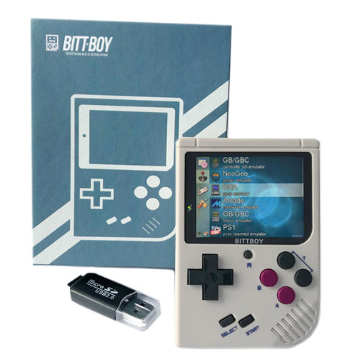 Игровая приставка портативная BittBoy V3.5 +8ГБ Эмулятор NES SMD GB PS1