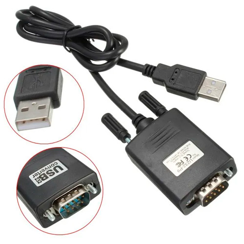 Кабель переходник USB - RS232 DB9 PL2303+MAX3243C, 0.8м
