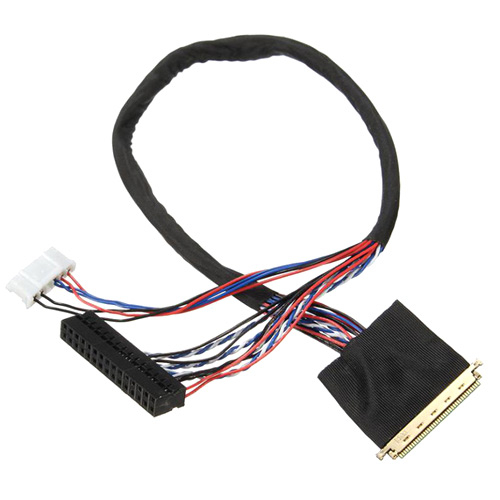 Кабель шлейф LVDS I-PEX 40pin 1канал 6бит для ЖК матриц LP140WH1