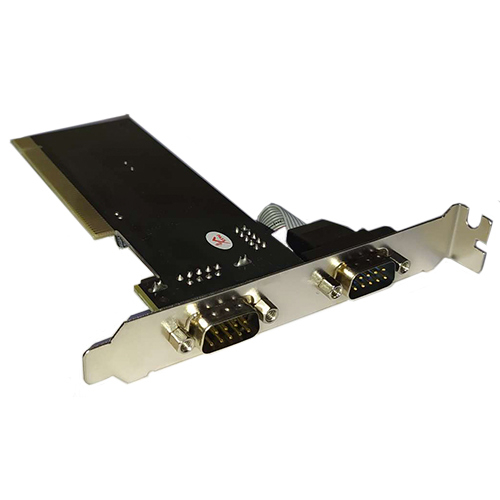 Контроллер PCI переходник на 2 RS232 DB9 COM-порта