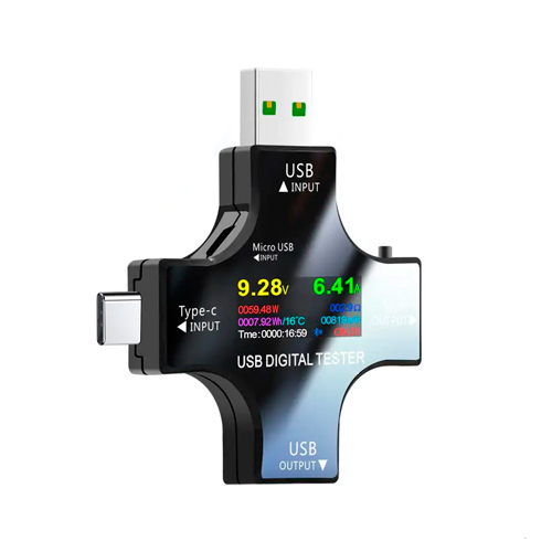 USB тестер тока напряжения емкости, с Bluetooth, Type-C MicroUSB, Atorch J-7C