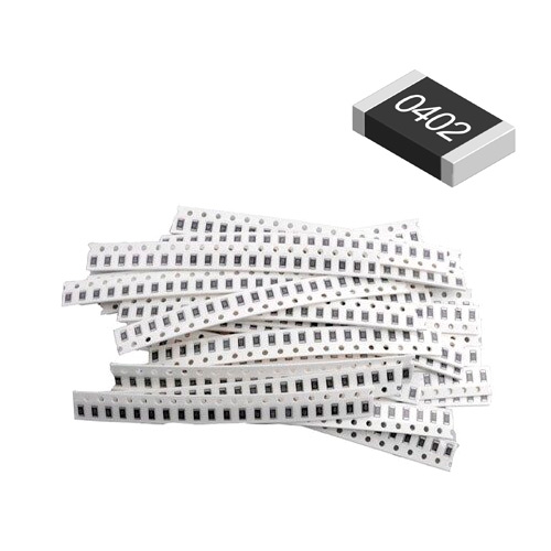 Резисторы SMD 0402 1/16Вт 660шт 5% 1Ом-1МОм