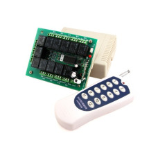 12-канальное беспроводное реле 12В, пульт, Arduino