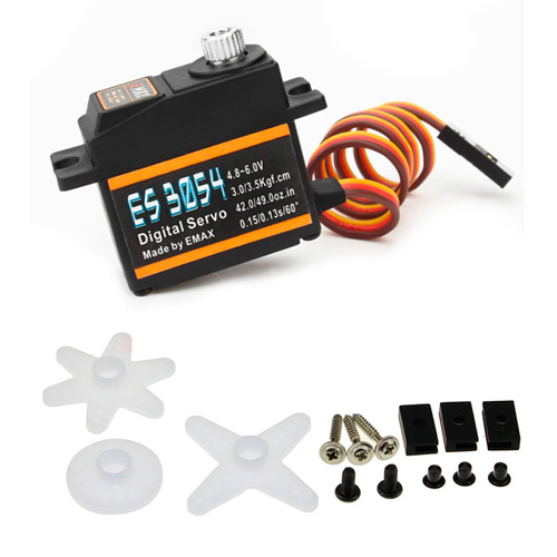 Сервопривод EMAX ES3054 FPV дрона 20г Metal Gear, цифровой