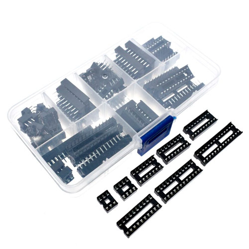 Панели SCS 66шт гнезда для микросхем DIP 6 8 14 16 18 20 24 28