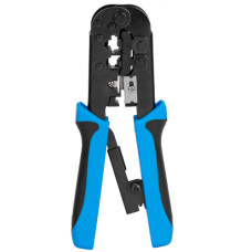 Обжимной инструмент кримпер для обжима RJ45 RJ11 RJ12 с храповиком