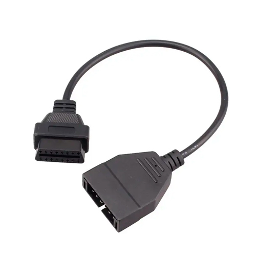 Переходник с OBD2 16pin мама на GM 12pin папа GM12 Daewoo Lanos Sens