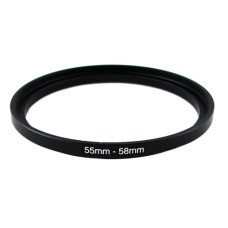 Повышающее степ кольцо 55-58мм для Canon, Nikon