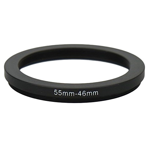 Понижающее степ кольцо 55-46мм для Canon, Nikon