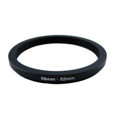 Понижающее степ кольцо 58-52мм для Canon, Nikon