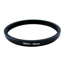 Понижающее степ кольцо 58-55мм для Canon, Nikon