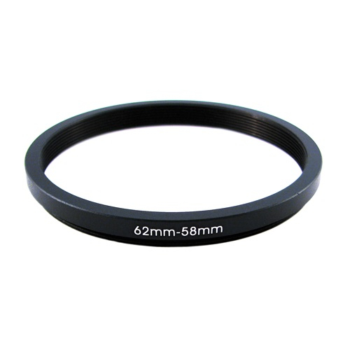 Понижающее степ кольцо 62-58мм для Canon, Nikon