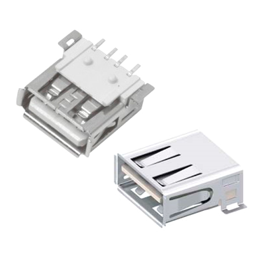 Разъем USB 2.0 мама 4pin AF 90 градусов SMT SMD