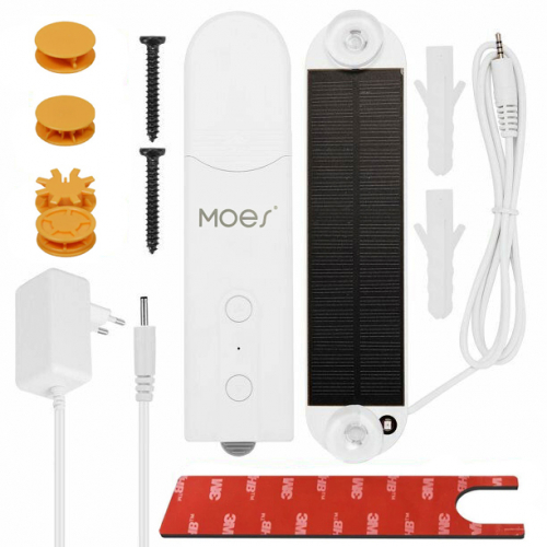 Электропривод мотор для рулонных штор жалюзи, Zigbee Moes AM43 контроллер