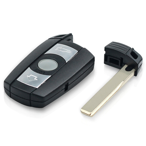 Ключ заготовка, смарт корпус под чип, 3кн DKT0269, BMW, HU92