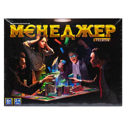 Настольная игра Менеджер Premium УКР, Danko Toys G-ManP-01-01U