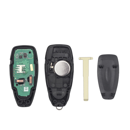 Ключ зажигания, чип 4D83 KR55WK48801, 3 кнопки HU101, для Ford Focus Fiesta
