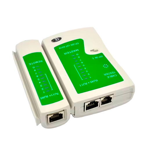 Тестер сети, телефонного кабеля, RJ45 RJ11 зеленый