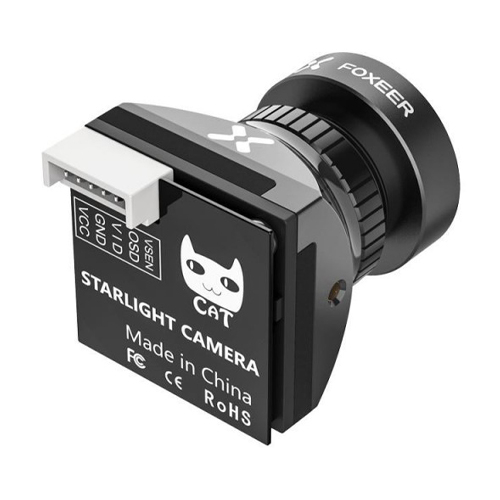 Камера Foxeer Cat 3 Micro FPV дрона, 1200TVL, 1/3", 2.1мм до 125град