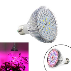 Фитолампа фито лампа для растений, полный спектр E27, 78LED 24Вт
