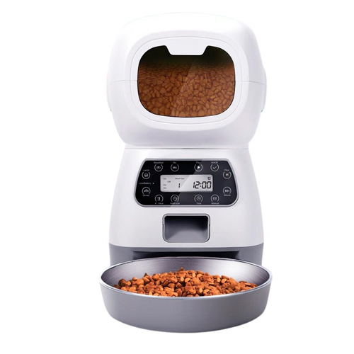 Кормушка автоматическая для домашних животных 3.5л умная, Elf Pet Feeder