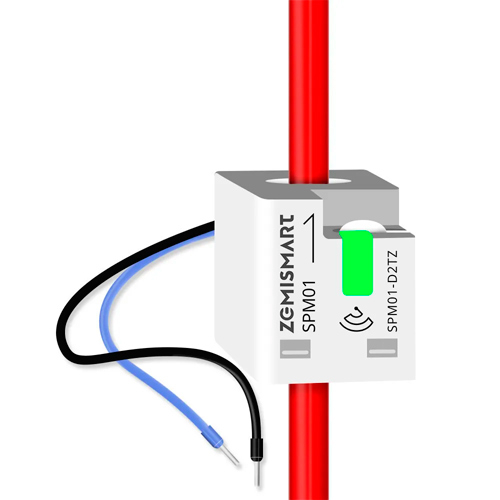 Датчик потребления электроэнергии 63А 1P+N Zigbee, энергометр Zemismart SPM01