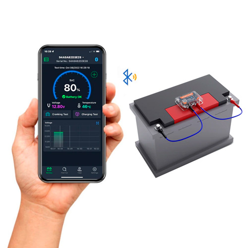 Монитор состояния автомобильного аккумулятора 12В, Bluetooth тестер, BM6