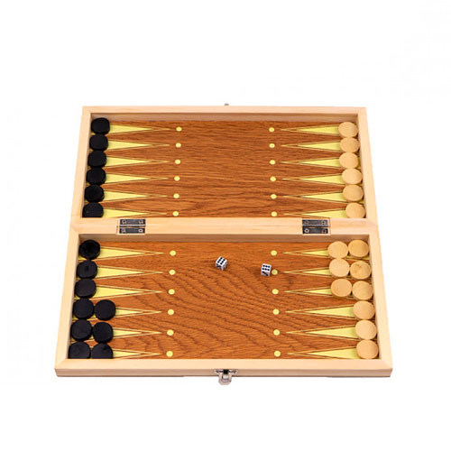 Настольная игра 3в1 шахматы, шашки, нарды, 29x29см, дерево