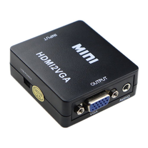 Конвертер HDMI - VGA, видео, аудио, 1080p