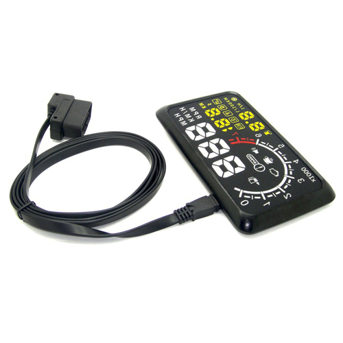 Проектор приборной панели на лобовое стекло OBD2 HUD M8 3.5"