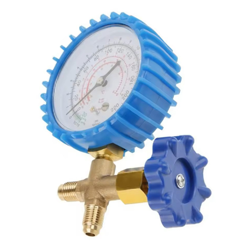 Коллектор манометрический c вентилем 0-220psi для заправки фреона XWM-466