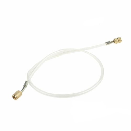 Заправочный шланг для фреона R410 R22, 0.9м, 1/4-1/4, прозрачный