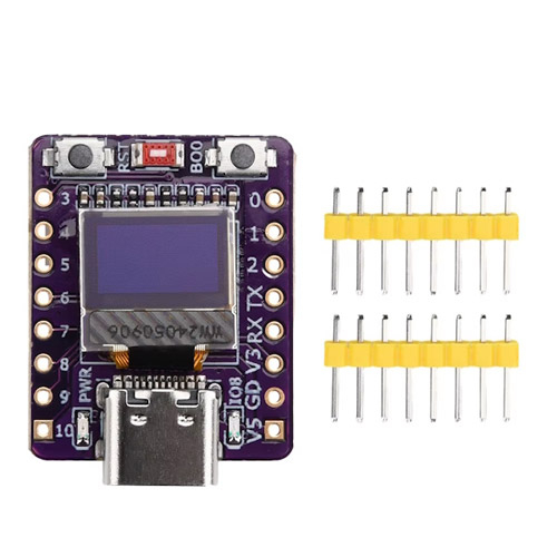 ESP32-C3 0.42" Wi-Fi Bluetooth Type-C, плата разработчика