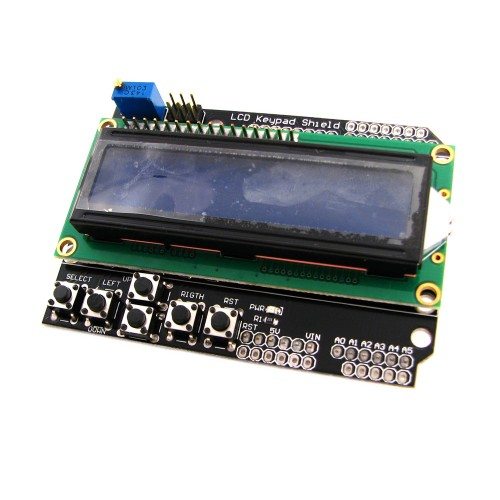 LCD Keypad Shield модуль Arduino 1602 ЖК дисплей