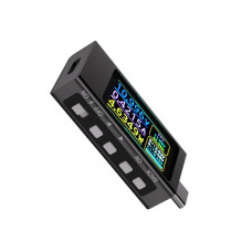 USB тестер тока напряжения мощности 4-30В 12А QC PD PPS, Type-C, KWS-X1