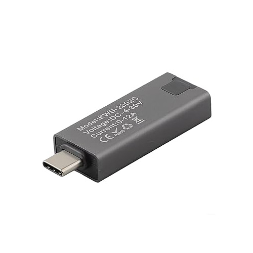 USB тестер тока напряжения мощности энергии 4-30В 0-12А, Type-C, KWS-2302C