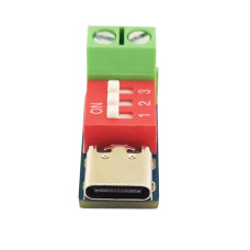 Триггер быстрой зарядки Type-C PD QC 5-20В, Dial-код, до 100Вт, CH224K