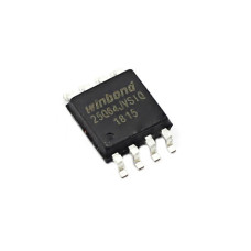Чип W25Q64 W25Q64JVSIQ SOP-8, 64Мб Flash SPI