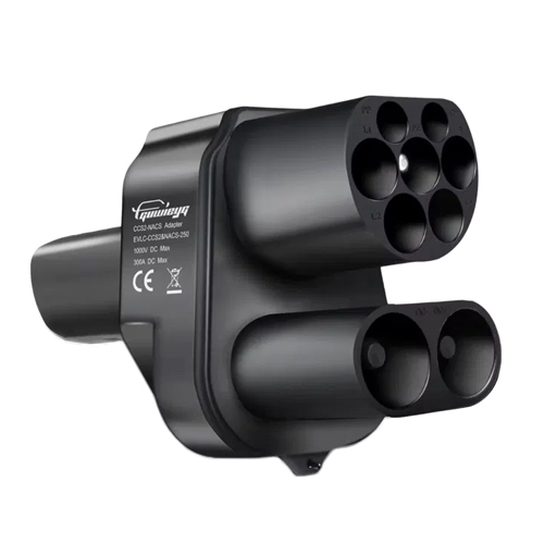 Адаптер CCS2 на NACS DC Tesla, 300А 300кВт 1000В, GUWIEYG