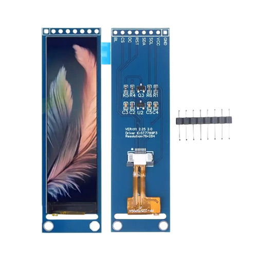 TFT LCD дисплей графический ST7789 SPI 2.25" 76x284 Arduino ESP32