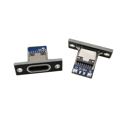 Разъем USB Type-C 3.1 4pin, мама, монтажный, для зарядки и питания