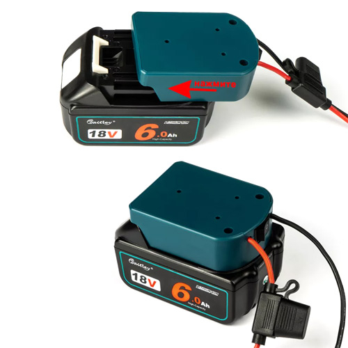 Адаптер питания от аккумулятора Makita 14/18В, 30А AWG14, переходник MT-101