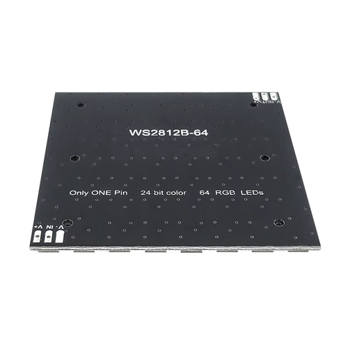 Матрица светодиодная WS2812B-64 8x8 RGB, адресная LED панель